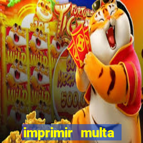 imprimir multa detran mg